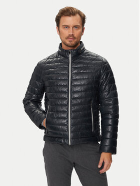 Milestone Milestone Lederjacke Cortino 431019 60515 Dunkelblau Regular Fit