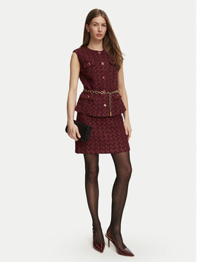 Marciano Guess Marciano Guess Trapézová sukně G6BD05 W4326 Bordó Regular Fit