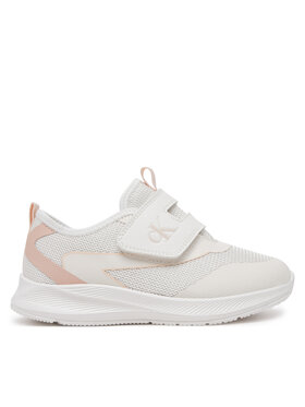 Calvin Klein Jeans Calvin Klein Jeans Сникърси Low Cut Velcro V1A9-82026-1697A S Бял