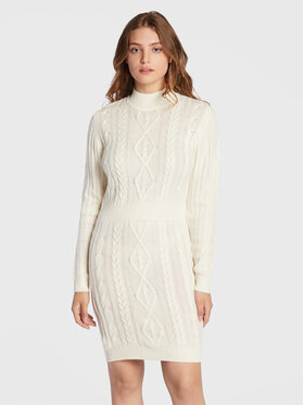 Brave Soul Brave Soul Трикотажна сукня LKD-230BRIDEN Білий Regular Fit