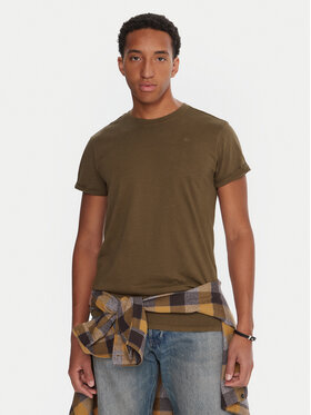 G-Star Raw G-Star Raw Tričko Lash D16396-2653 Kaki Regular Fit