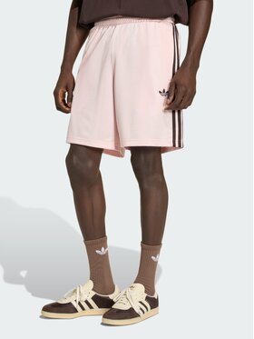 adidas adidas Szorty materiałowe 159302 Różowy Regular Fit