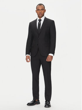 HUGO HUGO Ülikond Henry/Getlin232X 50530116 Must Slim Fit