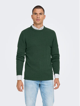 Only & Sons Only & Sons Pullover Al 22024031 Grün Regular Fit