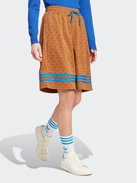 adidas adidas Sportske kratke hlače IK7859 Smeđa