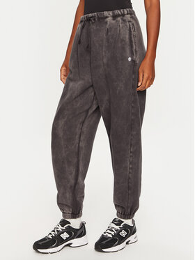 Deha Deha Donji dio trenerke C12165 Crna Loose Fit
