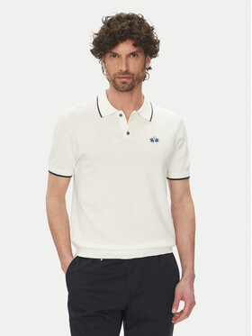 La Martina La Martina Polo Austin MAS001 YC041 Bijela Regular Fit