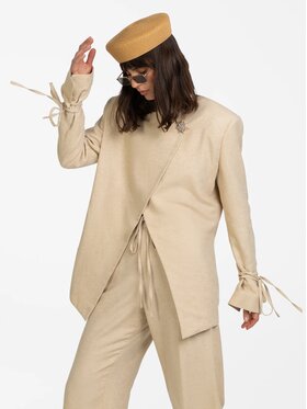 MANDRAGORA MANDRAGORA Giacca da abito Torre Beige Regular Fit