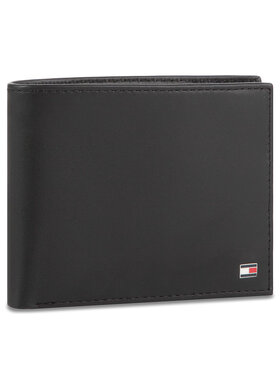Tommy Hilfiger Tommy Hilfiger Portofel Mare pentru Bărbați Eton Trifold AM0AM00657 Negru