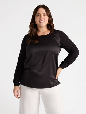 Fiorella Rubino Fiorella Rubino T-Shirt G471L007744N033 Czarny Regular Fit
