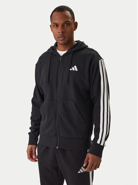adidas adidas Pulóver Essentials 3-Stripes JD1877 Fekete Regular Fit