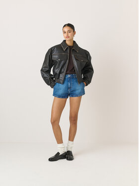 La Mania La Mania Szorty jeansowe WALI Niebieski Classic Fit