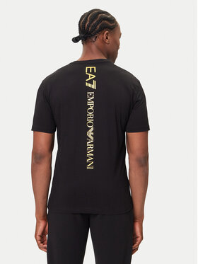 EA7 Emporio Armani EA7 Emporio Armani Tričko 7M000567 AF10375 MC004 Čierna Regular Fit