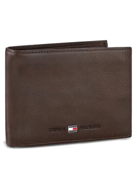 Tommy Hilfiger Tommy Hilfiger Portafoglio grande da uomo Johnson Cc Flap And Coin Pocket AM0AM00660/82566 Marrone