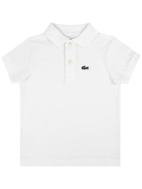 Lacoste Lacoste Тениска с яка и копчета PJ2909 Бял Regular Fit