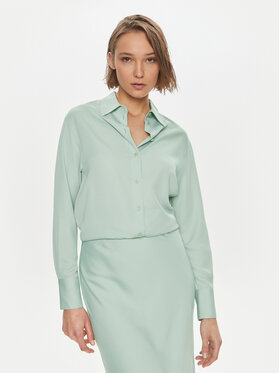 Calvin Klein Calvin Klein Риза K20K206777 Зелен Relaxed Fit