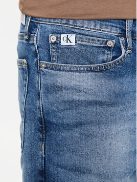 Calvin Klein Jeans Kratke Traperice J30J322784 Plava Slim Fit