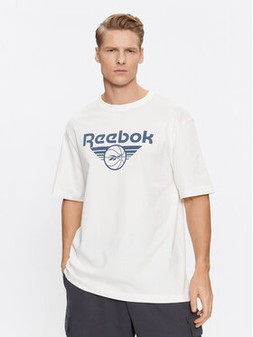 Reebok Reebok T-Shirt Basketball IL4435 Weiß Regular Fit