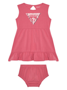 Guess Guess Vestito da giorno A5GK06 K6YW4 Arancione Regular Fit
