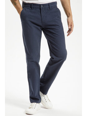 Cross Jeans Cross Jeans Chinosy F 194-286 Granatowy Tapered Leg