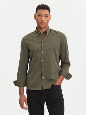 Marc O'Polo Marc O'Polo Hemd 528 7268 42342 Grün Regular Fit