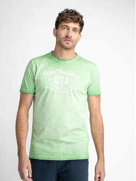 Petrol Industries Petrol Industries Tricou M-1030-TSR656 Verde Regular Fit