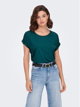 ONLY ONLY Тишърт 15106662 Зелен Regular Fit