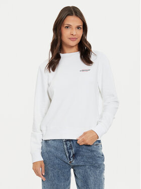Guess Jeans Guess Jeans Sweatshirt W4YQ07 KC811 Weiß Regular Fit