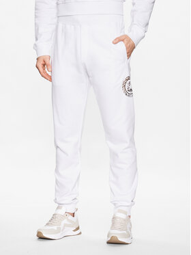 Just Cavalli Just Cavalli Παντελόνι φόρμας 74OBAF03 Λευκό Regular Fit