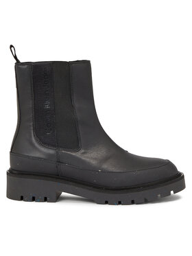 Calvin Klein Jeans Calvin Klein Jeans Štibletai Combat Mid Chelsea Wn YW0YW01254 Juoda