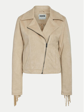 Noisy May Noisy May Jacke aus Kunstleder Abby 27033110 Beige Regular Fit