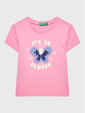 United Colors Of Benetton United Colors Of Benetton T-shirt 3096G107O Rosa Regular Fit