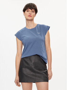 Pepe Jeans Pepe Jeans T-Shirt Lory PL505853 Modrá Regular Fit