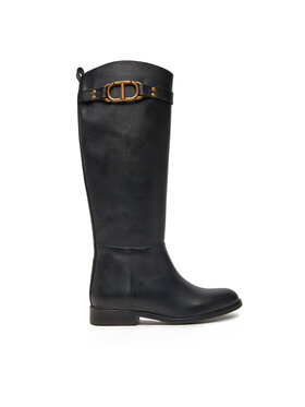 TWINSET TWINSET Oficerki 242TCP092 Czarny