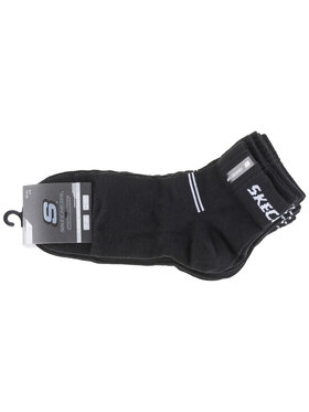 Skechers Skechers Skarpety krótkie Skechers 5PPK Wm Mesh Ventilation Quarter Socks Czarny
