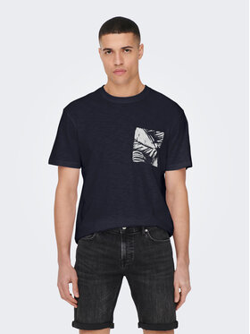 Only & Sons Only & Sons T-Shirt 22025286 Dunkelblau Regular Fit