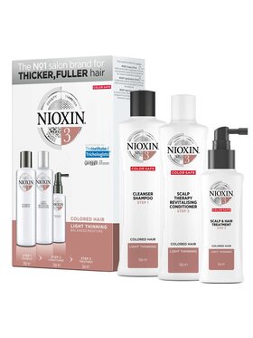 Nioxin Nioxin NIOXIN System 3 zestaw szampon do włosów 150ml + odżywka do włosów 150ml + kuracja do włosów 50ml Odżywka