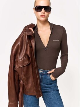 La Mania La Mania Body RUBBY Hnedá Classic Fit