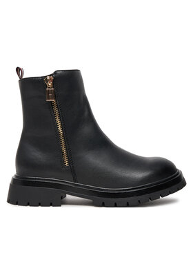 Tommy Hilfiger Tommy Hilfiger Botki Chelsea Boot T3A5-33566-1351 S Czarny