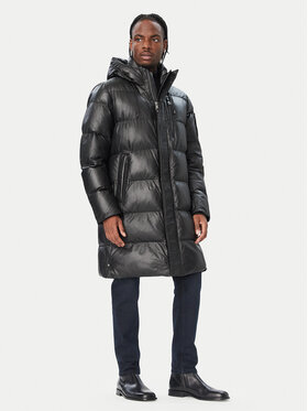 Milestone Milestone Кожено яке MSPiero 631040 20740 Черен Regular Fit