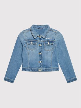 Guess Guess Jeansová bunda J81L21 D4HB0 Modrá Regular Fit