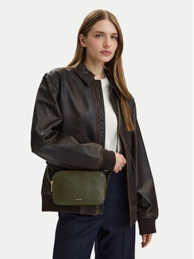 Calvin Klein Calvin Klein Handtasche Foil Logo Elongated Camera Bag LV04F3276G Grün