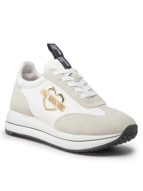 LOVE MOSCHINO LOVE MOSCHINO Sneakersy JA15354G1FIN210A Beżowy