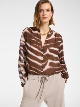 Elena Mirò Elena Mirò Bluzka 2126P000160N001 Brązowy Regular Fit