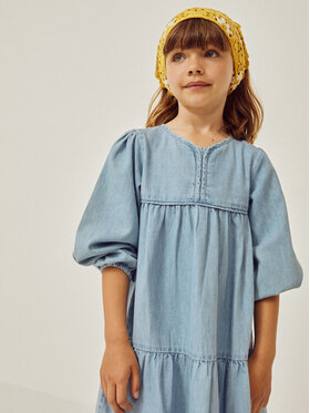 Zippy Zippy Sukienka jeansowa ZKGAP0501 23022 Niebieski Regular Fit