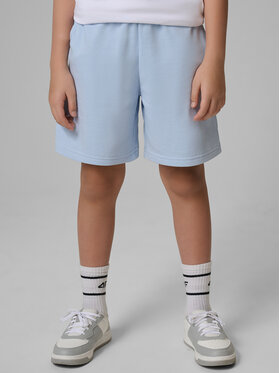 4F 4F Szorty sportowe BASIC+ Niebieski jasny Regular Fit