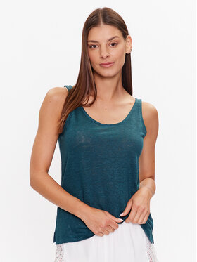 Etam Etam Zgornji del pižame 6539405 Zelena Regular Fit