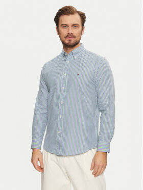 Tommy Hilfiger Tommy Hilfiger Koszula Classic MW0MW37549 Zielony Regular Fit