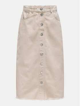 Kids ONLY Kids ONLY Farmer szoknya Elsa 15341143 Bézs Regular Fit