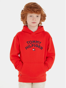 Tommy Hilfiger Tommy Hilfiger Bluza KB0KB08490 M Czerwony Regular Fit